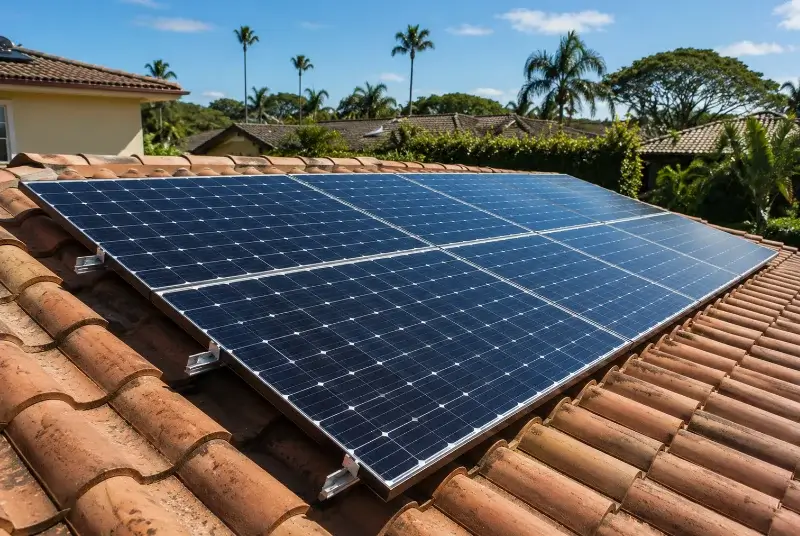Installation de panneaux solaires à Blauzac